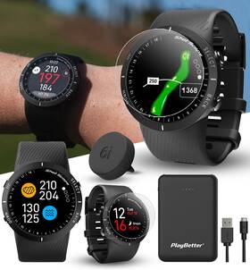 Playbetter 724901596997 Shot Scope V5 Golf Gps Watch Bundle - Automatic Performance Tracking Full Ho