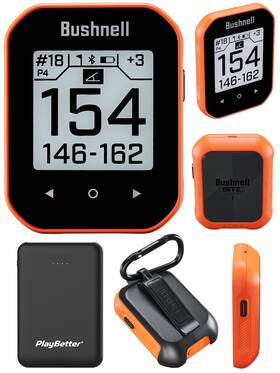 Playbetter 724901597932 Bushnell Phantom 3 Orange Slope Golf Gps Handheld Bundle - Touchscreen Aut