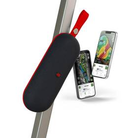 A2slim-red Ppg Pin Point Golf Speaker With Gps Powered By Logix 40k Courses Stereo Soun