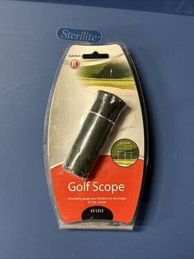 Radioshack 040293013905 New Sealed Digital Golf Scope Range Finder With Pouch And Strap