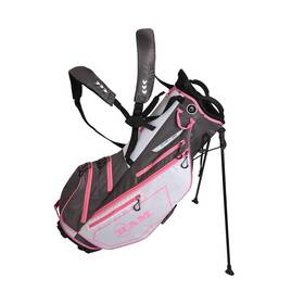 Ayrgb-0200 Ram Golf Ladies Fx Lightweight Stand Carry Bag Grey/white/pink