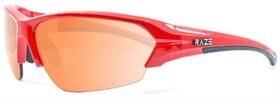 Raze Eyewear Raze-31411 X-drive Golf Sports And Motorcycle Riding Sunglasses Red Frame With Hd Amber Lens