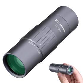 Wt36-10x25-grey Rinboqe 10x25 Monocular Telescope Mini Pocket Small Size Compact Handheld Portable L