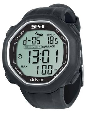 Seac 887728113003 Driver Wrist-mount Freediving Computer With Data Download System One S