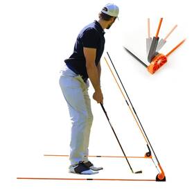 Qar-seenelling-3296 Seenelling Golf Alignment Stick Holder Swing Training Aid Trainer With Adjust