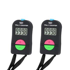 Senlindalu 729792904999 Pack Of 2 Pieces Digital Hand Tally Counter Small Golf Sports Elect