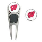 Set Ball Wisconsin Clip Marker Badgers Wincraft Divot Hair Tool