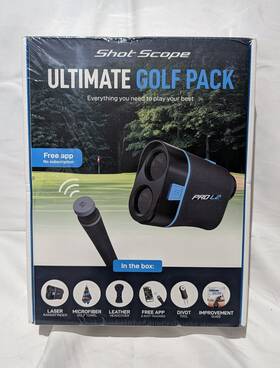 Shot Scope 060475051230 Ultimate Golf Pack - Rangefinder Divot Tool Guide More New