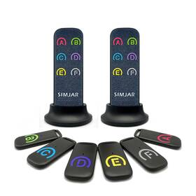 Qf06f Simjar Key Finder With Thinner Receivers And Advanced Fabric Remotes 80db Rf