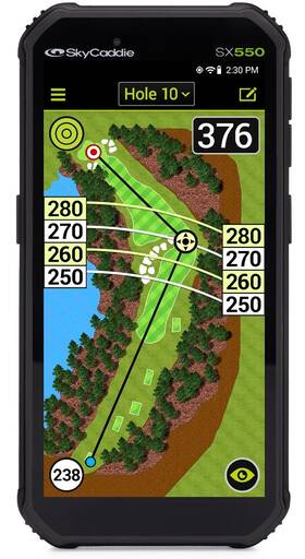 Skygolf 050000991776 Golf Skycaddie Sx550 Black Gps/range Finders