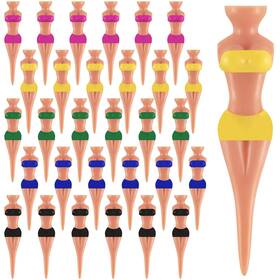 Tees-01 Skylety 30 Pieces Golf Tees For Lady 3 Inch Colorful Plastic Ladies