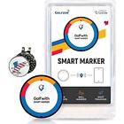Smblkbmaefa2 Golfwith Smart Gps Ball Marker Black Comes Hat 790946096563
