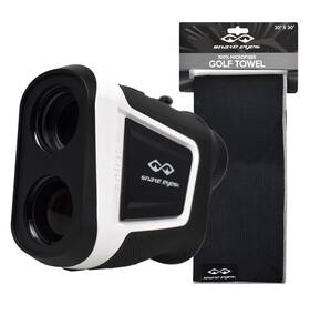 Snake Eyes 840073470023 Golf L6 Slope Rangefinder And Microfiber Towel Bundle