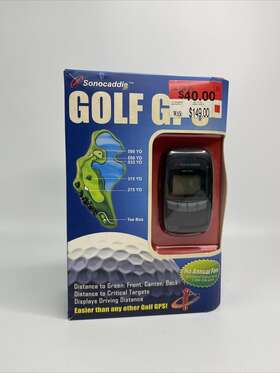 Sonocaddie 712176110235 Golf Gps V100 Series Sonostar In Box Tested And Working
