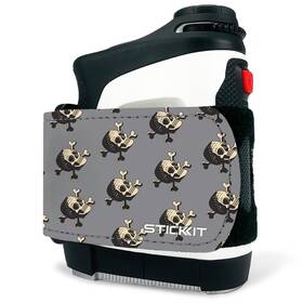 Stickit 857556006600 Magnetic Rangefinder Strap Gray Skulls Fits 50 Models Strong Mag