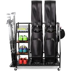 Gf-001 Sttoraboks Golf Bags Storage Garage Organizer Bag Rack Fits 2/3 And
