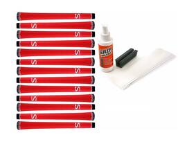 Gkrss204 Super Stroke Superstroke S-tech Standard Red - 13 Piece Golf Grip Kit With Tape Solvent