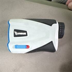 Swami M2314558 1500 Golf Laser Rangefinder Battery Indicator White Black Blue