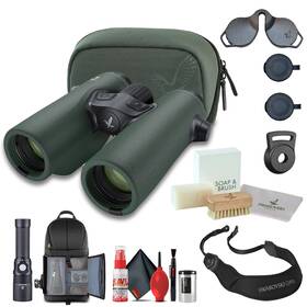 72017 Swarovski Edi 1 10x32 El Range Laser Rangefinder Binocular Green Bundle