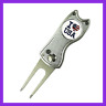 Tee23 Pinmei Foldable Golf Divot Tool Ball Marker Silver Free Shipping