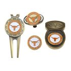 Tex Metals Texas Longhorns Golf Metal Gift Set-money Clip-cap Clip-divot Toot-ball Marker 637556233899