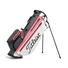 Tb21sx3-126 Titleist Players 4 Plus Stadry Golf Bag White/charcoal/coral