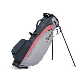 Tb22sx7-225 Titleist Players 4 Carbon-s Golf Bag Gray/charcoal/coral