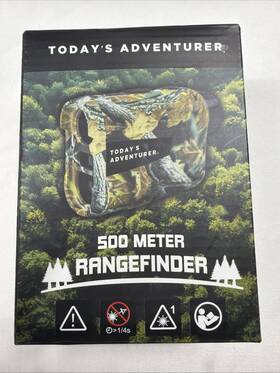 Todays Adventurer Ctac-500mrf Adventure Rangefinder With Case New 500 Meter Rechargeable Yards Also