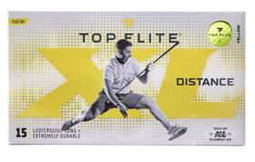 Top Flite 196358088798 2022 Xl Distance Golf Balls Yellow - 15 Pack Feel Spin Durabili