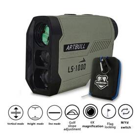Ls-1000 Turbo-roofinds Golf Laser Rangefinder 1000m 650m Telescope With Flag-lock Slope Pin Distance Me