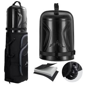 1680d Unihimal 198715437577 Golf Travel Bag With Pc Hard Case Top Heavy Duty Oxford Fabric Cl