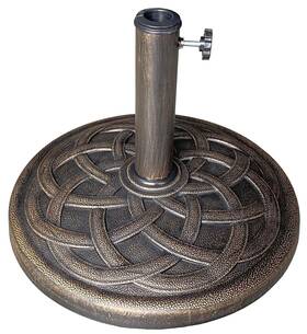 Fub26bz Us Weight - 26lb Cast Stone Patio Umbrella Base Durable And Weath... Fast Ship