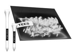 Vice 752082253033 Golf Tees 60 Driver And 15 Short One Size White