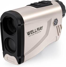 Wellray 744759856203 Golf Rangefinder With Slope 650/1200 Yards Rang Finder Gift For Men 7x Magn