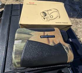 Wosports 689721123955 New In Box Golf Rangefinder 800 Yd. Flag Lock Camo