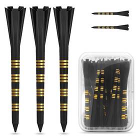 X-5tee-bg-1 Xsmsgo Plastic Golf Tees With Stripe 3-1/4 Inch Professional Performance Series Low Resi