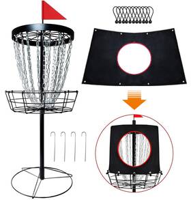24-chains Ydds 750238972104 Disc Golf Basket - Portable Target With Heavy Duty G