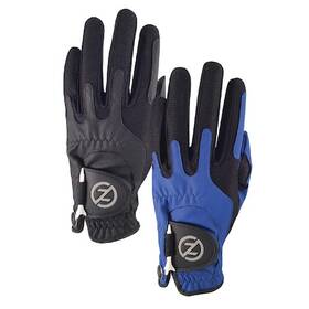 Gl00106 Zero Friction Mens Synthetic Performance Golf Glove Black And Blue