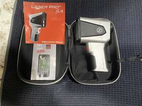 Rf10002 Zero Friction Laser Pro Sm Rangefinder With Slope And Magnet Silver/black