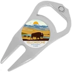 Yellowstone National Park Golf Ball Marker Divot Repair Tool Bottle Opener. Fixed Price $15.88.
