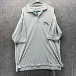 Big Dogs Polo Shirt Mens 2XL Gray Embroidered Hiking Golf Casual Collared. Fixed Price $26.99.