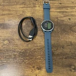 Garmin Approach S44 Gps Golf Watch Blue/silver W/ Silicone Band 43MM A3. Fixed Price $189.95.