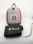 Pinned Prism+ Golf Laser 4K Oled Slope Rangefinder Color Black Carrying Case. Fixed Price $130.00.