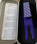 Nwt Scotty Cameron Gallery Geo Purple / Tiff Pivot Clip Tool Silver Case Golf. Fixed Price $73.99.