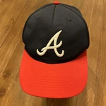 Atlanta Braves Mlb Team Ball Cap Hat Blue Red Oc Sports Strap. Fixed Price $9.50.