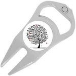 Family Tree Golf Ball Marker Divot Repair Tool Bottle Opener. Fixed Price $15.88.
