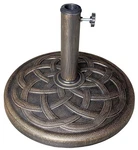 Us Weight 26LB Cast Stone Patio Umbrella Base Durable And Weather-resista.... Fixed Price $53.47.