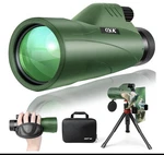 Oxk Optics Monocular Telescope 12X56 High Power With Smartphone Adapter. Fixed Price $190.00.