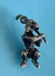 Vintage Sterling Silver Dog Golfer Golfing Club Bracelet Charm 3.5G. Fixed Price $30.00.