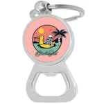 Chill Out Bottle Opener Keychain - Metal Beer Bar Tool Ring. Fixed Price $15.88.